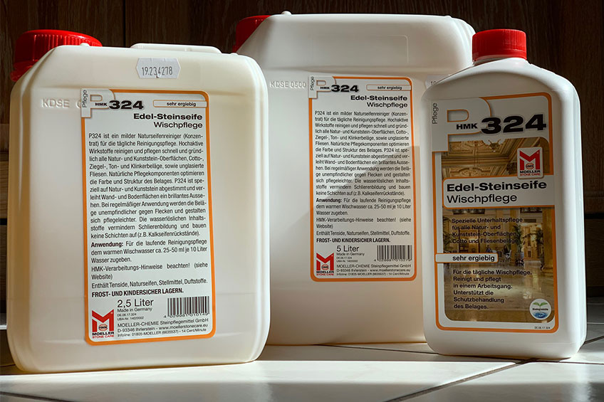 Schmierseife vs. Steinseife - Risiken & Vorteile. Richtige Steinpflege im Fokus hmk-p324-steinseife