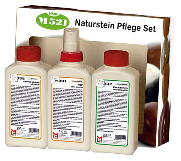 HMK® M521 Naturstein Pflegeset  *lösemittelfrei* HMK® M521 Naturstein Pflegeset  *lösemittelfrei*