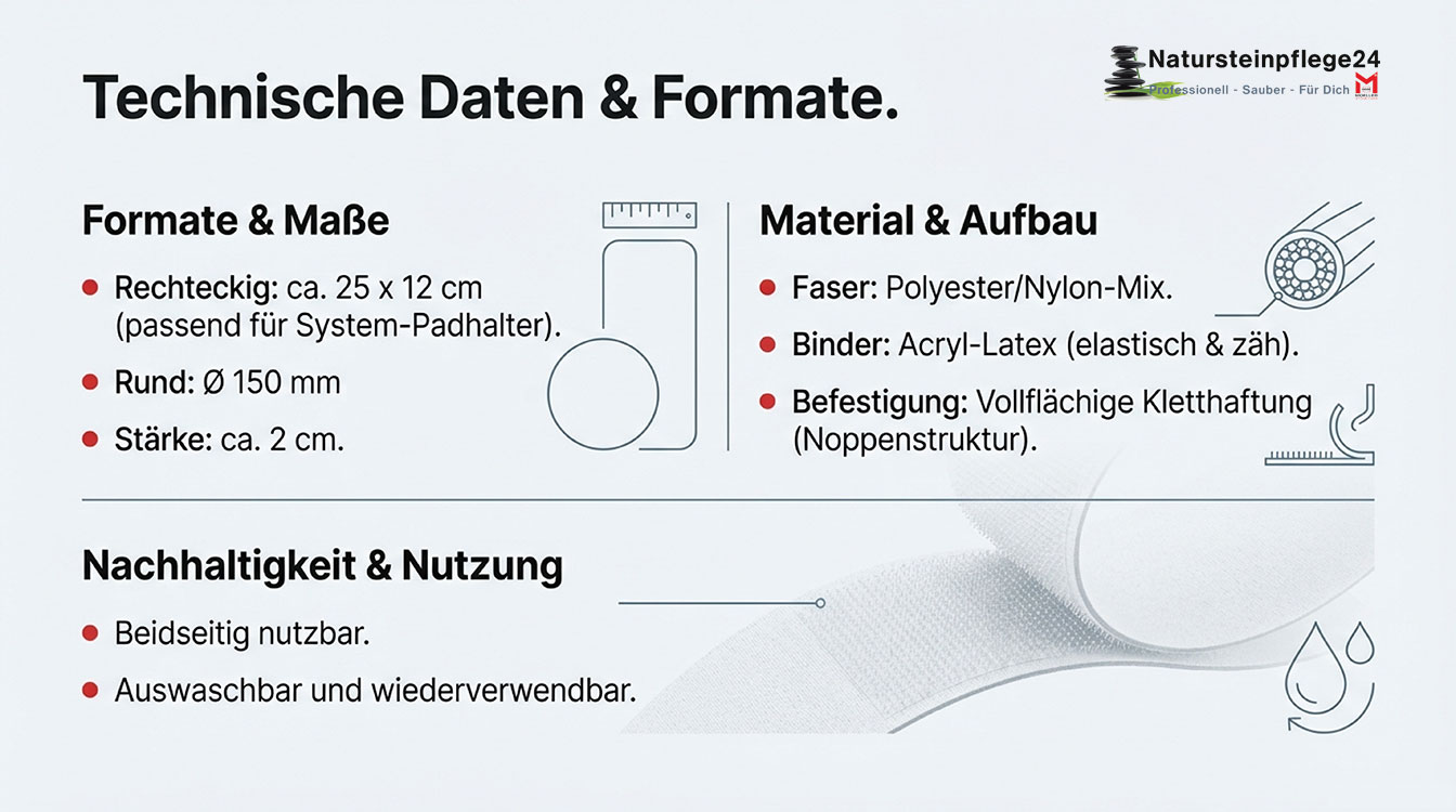 Nylonfaser - Superpads zum Reinigen und Polieren