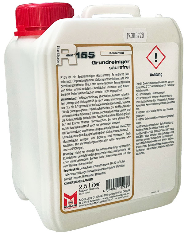 HMK® R155 Grundreiniger -säurefrei- 2,5 Liter Gebinde