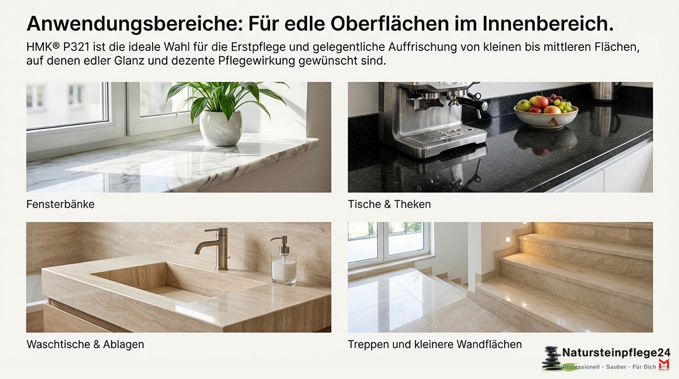 HMK P321 Granit- und Marmorpolitur - für polierte Oberflächen im Innenbereich