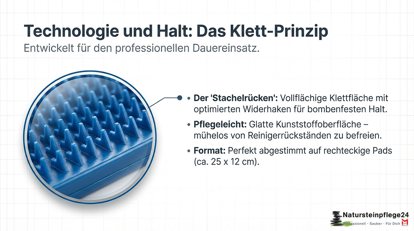 Padhalter für Nylonfaser-Superpads mit Bügelgriff