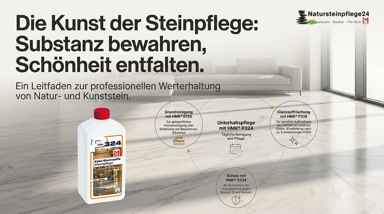 HMK® P324 Edel - Steinseife Wischpflege