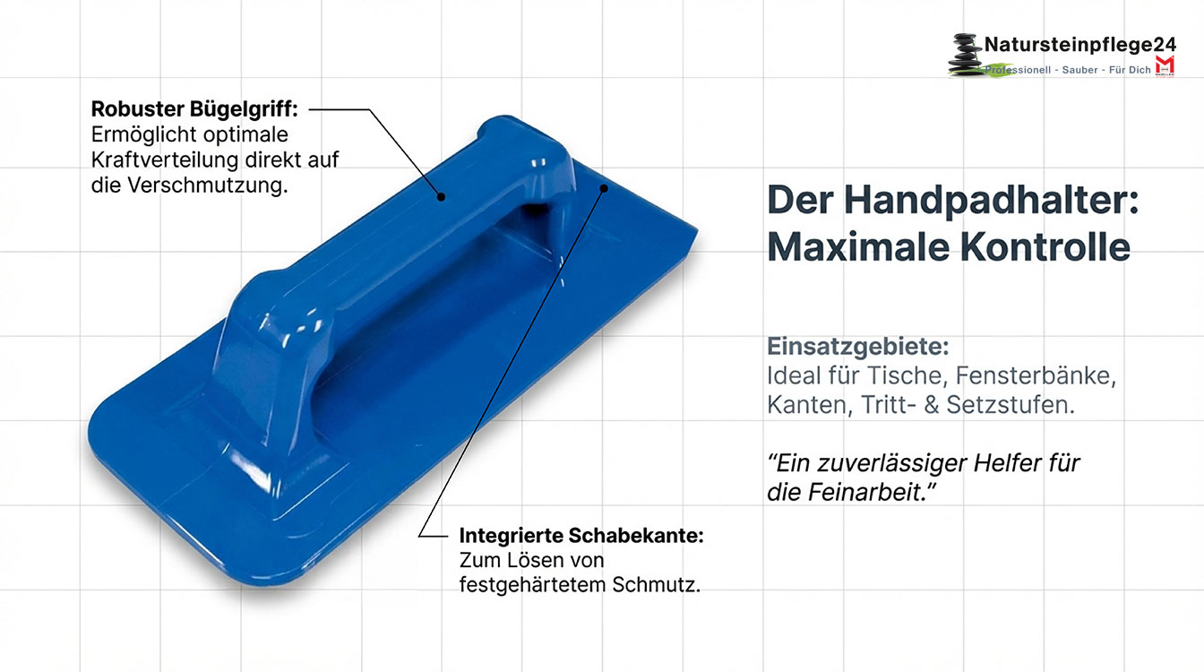 Padhalter für Nylonfaser-Superpads mit Bügelgriff